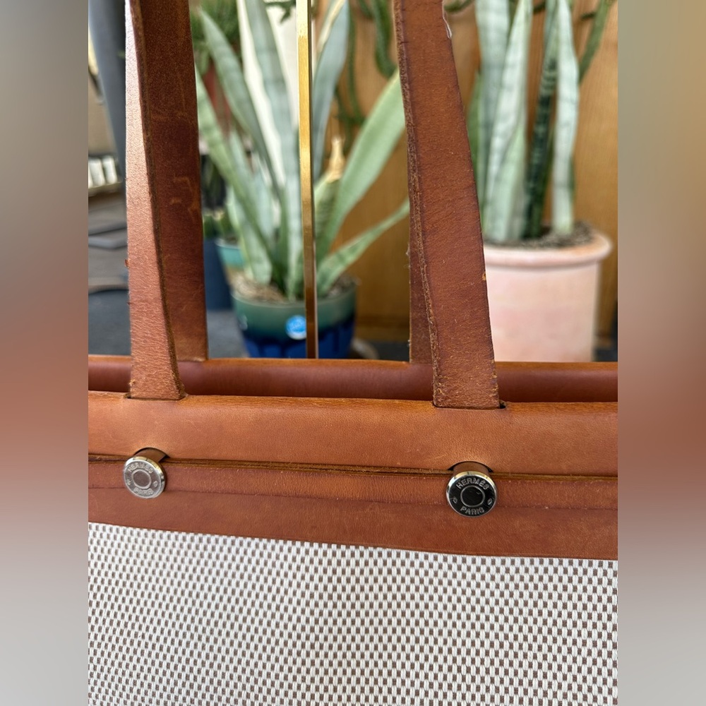 Hermes Herbag Cabas GM W/ Original Insert - Picture 6 of 15